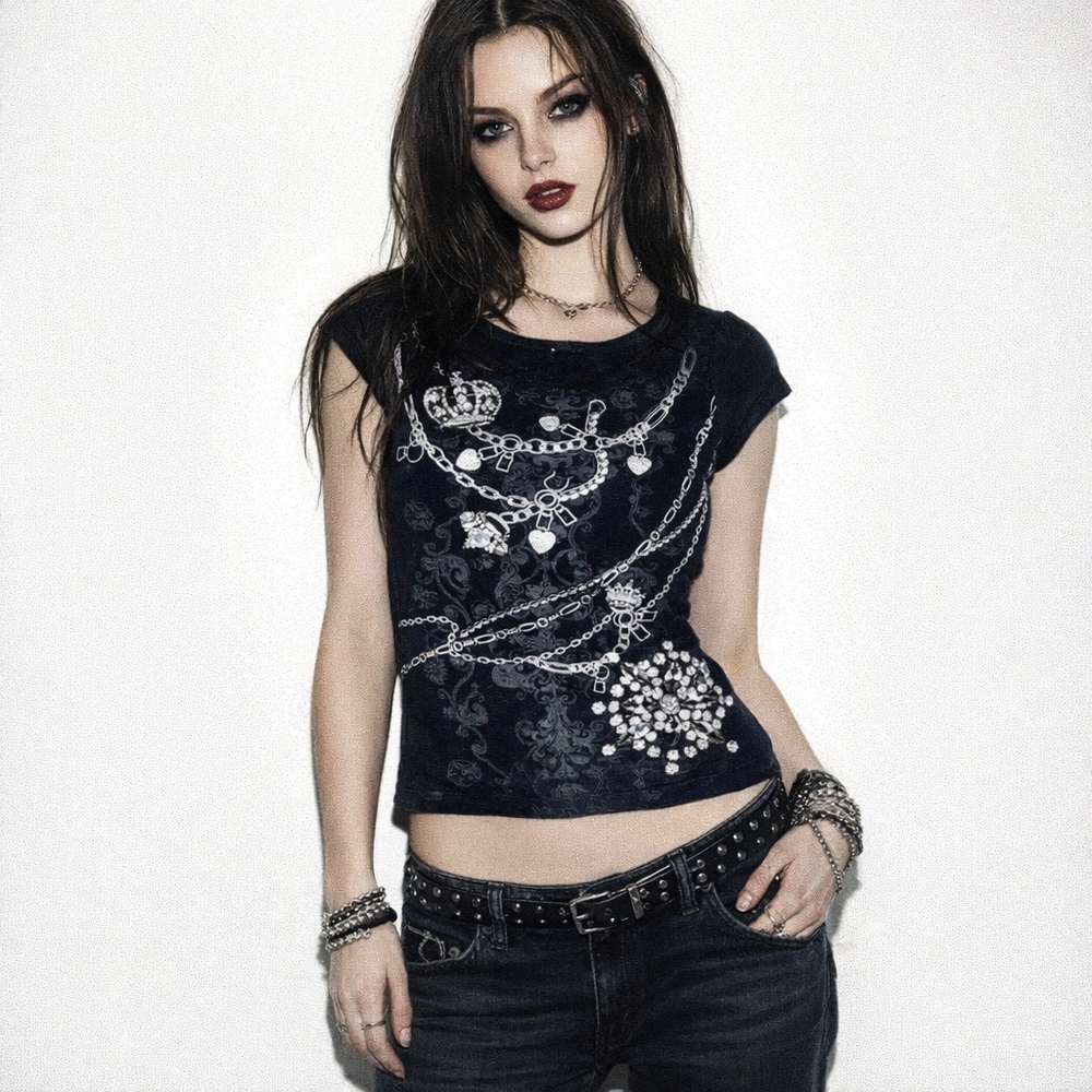 Y2K F.A.N.G Graphic Tee – Women’s Vintage XL (Fits Modern M) Grunge